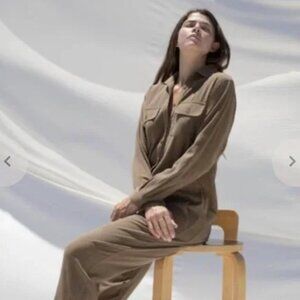 OZMA painters jumpsuit in Earth